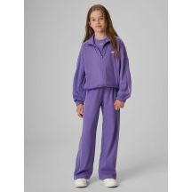 Girls' sports sweatpants 4F 4FJRSS26TTROF2019-51S