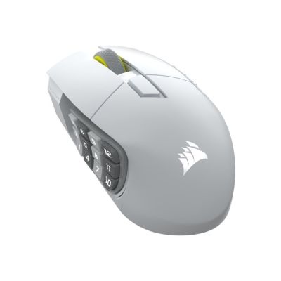3. Corsair Scimitar Elite Wireless SE Gaming Mouse - White