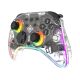 2. Deltaco Gaming GAM-198-T Game Controller Transparent Bluetooth/USB Gamepad Nintendo Switch, Nintendo Switch 2, Nintendo Switch OLED, Android, PC