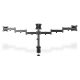 10. Triple desk stand (clamp) 3xLCD max. 27" max. 8kg tilt and swivel 360° (PIVOT)