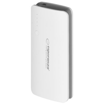 2. Power Bank Esperanza Radium EMP106WE (8000mAh; microUSB, USB 2.0; white)