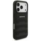 4. Mercedes AMG Leather Debossed Lines Logo case for iPhone 18 Pro / 17 Pro - black