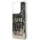 6. Karl Lagerfeld Liquid Glitter Gatsby Case for iPhone 13 Pro / iPhone 13 - Black