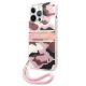 2. Guess GUHCP13XKCABPI iPhone 13 Pro Max 6.7" pink/pink hardcase Camo Strap Collection