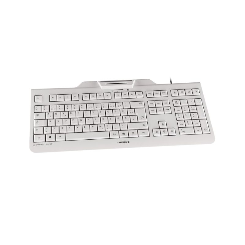 4. CHERRY KC 1000 SC Keyboard Office USB QWERTZ German Gray