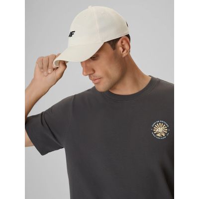 4. Men's regular printed T-shirt 4F 4FRSS26TTSHM4293-22S