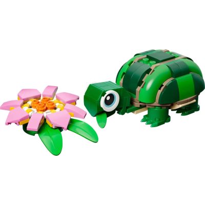 3. LEGO Creator 31377 Turtle with Lily Pad