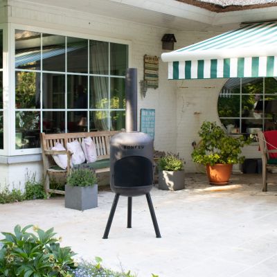 18. Bonfeu Bonbono 4501 garden fireplace black