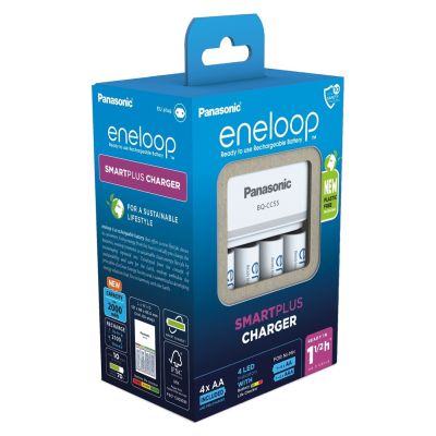 2. PANASONIC SMARTPLUS CHARGER + 4x AA ENELOOP 2000 mAh