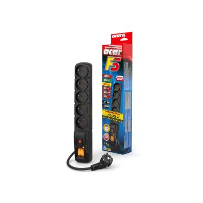 2. Acar F5 power strip (3m; black)