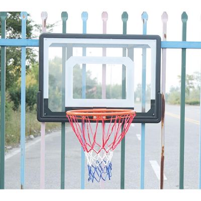 14. BASKETBALL BACKBOARD 82X58CM WITH RIM 38CM HURRICANE