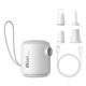 2. Baseus PocketGo Portable Rechargeable Camping Air Pump – White