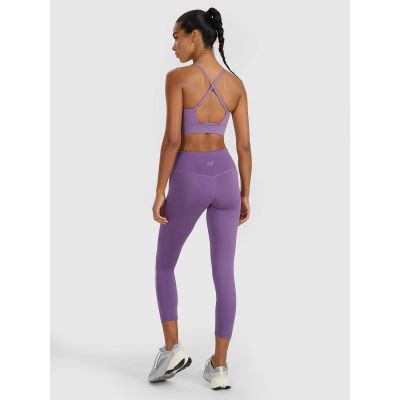 2. Women's 7/8 High Waist Training Leggings 4F 4FWAW25TFTIF361-53S