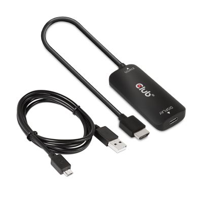 12. CLUB3D CAC-1336 Cable Adapter 1m HDMI + USB USB Type-C Black