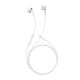 2. Baseus Encok HZ19 Wired In-Ear Headphones with Mini Jack - White
