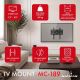 10. MACLEAN TV MOUNT / HANGER 13-43'' MACLEAN TV MOUNT / HANGER, MAX VESA 200X200, 13-43", UP TO 45KG, BLACK, TILT ADJUSTMENT