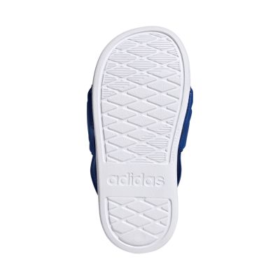 6. Adidas Adilette Estrap 2.0 children's flip-flops white and blue HQ9196