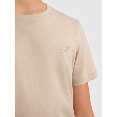 3. Girls' cotton T-shirt 4F 4FJWAW26TTSHF3528-83S