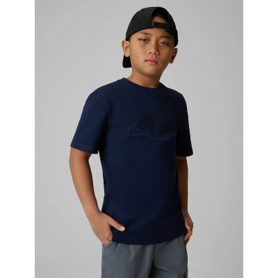 Boy's regular printed T-shirt 4F 4FJRSS26TTSHM3599-10S