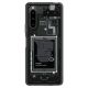 2. Spigen Ultra Hybrid Case for Sony Xperia 10 V - Dark Gray (Zero One Pattern)