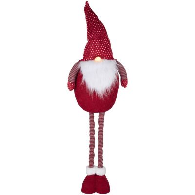 5. SANTA CLAUS ON TELESCOPIC LEGS 30X18X100CM ARTICASA RED