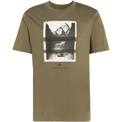 2. Men's adidas Outdoor Kayaking Graphic T-shirt olive KB2540