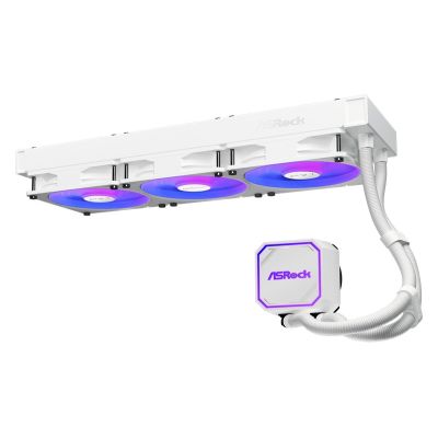 13. ASRock Pro White 360 ARGB Cooler