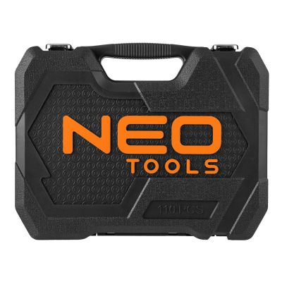 6. Socket wrench set 1/2", 1/4", 110 pcs, satin