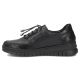 3. Women's leather half-notes on a wedge, black Filippo DP8102