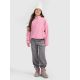 3. 4FWarm oversize fleece with stand-up collar for girls 4F 4FJRAW25TFLEF441-54S