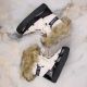 10. Vinceza W JAN262 beige lace-up snow boots with fur