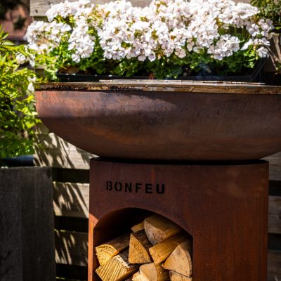 22. Bonfeu Bonbiza Open rusty garden fire pit 8002R