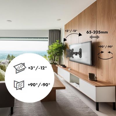 7. MACLEAN MOUNT FOR TV OR MONITOR MAX. VESA 100X100, 13-32", 30KG, BLACK MC-416