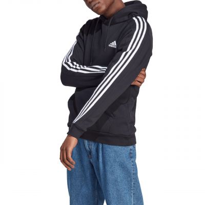 4. adidas Essentials Fleece 3-Stripes Hoodie M IB4028