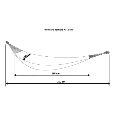 19. GARDEN HAMMOCK 2-PERSON 200X150CM WITH COVER GRAY 1039053