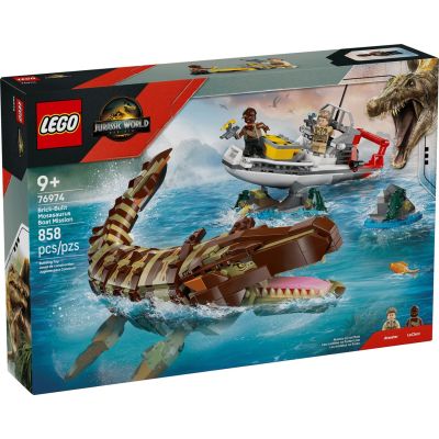 LEGO Jurassic World 76974 - Boat Mission and Mosasaur Model
