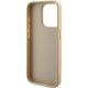 7. Guess Saffiano Iridescent Script case for iPhone 14 Pro - gold