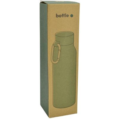 5. 550 ML INSULATED BOTTLE WITH CARABINER, BEIGE, STAMINA