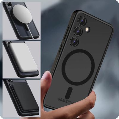 2. Tech-Protect MagMat MagSafe Case for Samsung Galaxy S24 Ultra - Matte Black