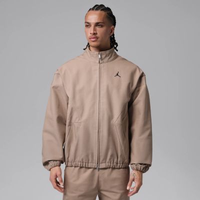 2. Air Jordan Flight Men's Graphic Workwear Jacket Khaki - IF1822-247