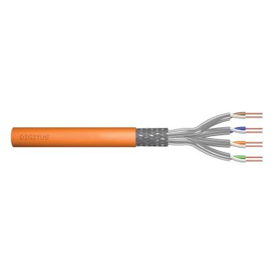 DIGITUS installation cable cat.7, S/FTP, Dca, AWG 23/1, LSOH, 50m, orange