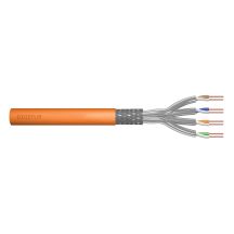 DIGITUS installation cable cat.7, S/FTP, Dca, AWG 23/1, LSOH, 50m, orange