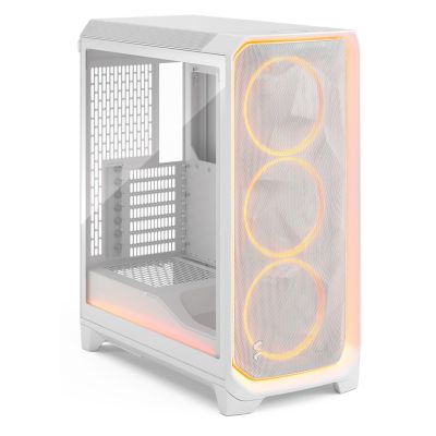 3. Fractal Design Meshify 3 Ambience Pro RGB Clear Tint White case