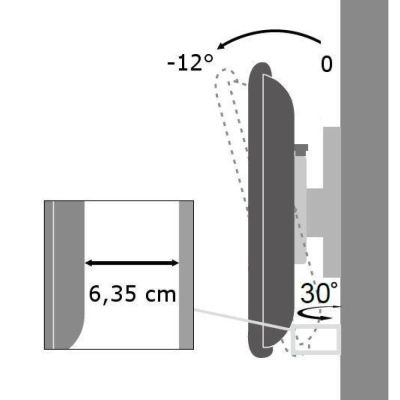 7. TECHLY TV WALL MOUNT LED/LCD 17-37 INCHES 25KG