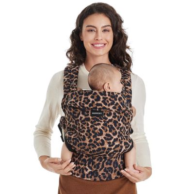 Momcozy BC001 | Baby and Toddler Carrier | Leopard Print