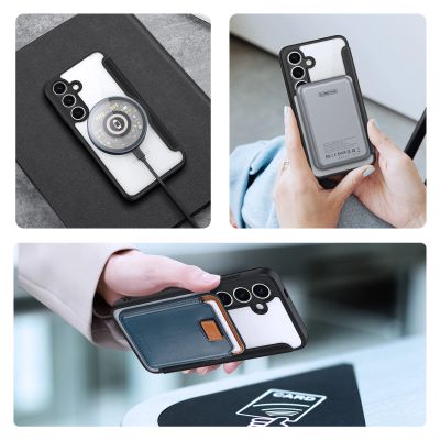 10. Dux Ducis Skin X Pro case for Samsung Galaxy S25 with MagSafe and wallet - black