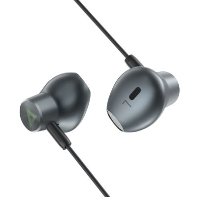 3. Acefast L1 in-ear headphones with Lightning connector, microphone and remote control 1.2 m - black