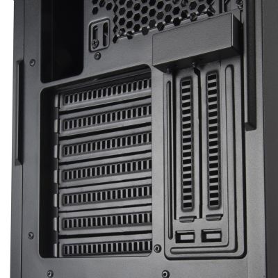 8. SilverStone SST-SED1-B Seta D1 Midi-Tower case - juodas