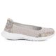 2. Women's leather openwork shoes in beige S.Barski 7035