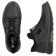 5. Men's leather ankle boots, warm and comfortable, black, Rieker B3356-00